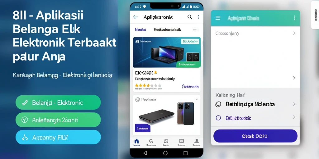 Tampilan antarmuka aplikasi 8II yang modern dan menarik.