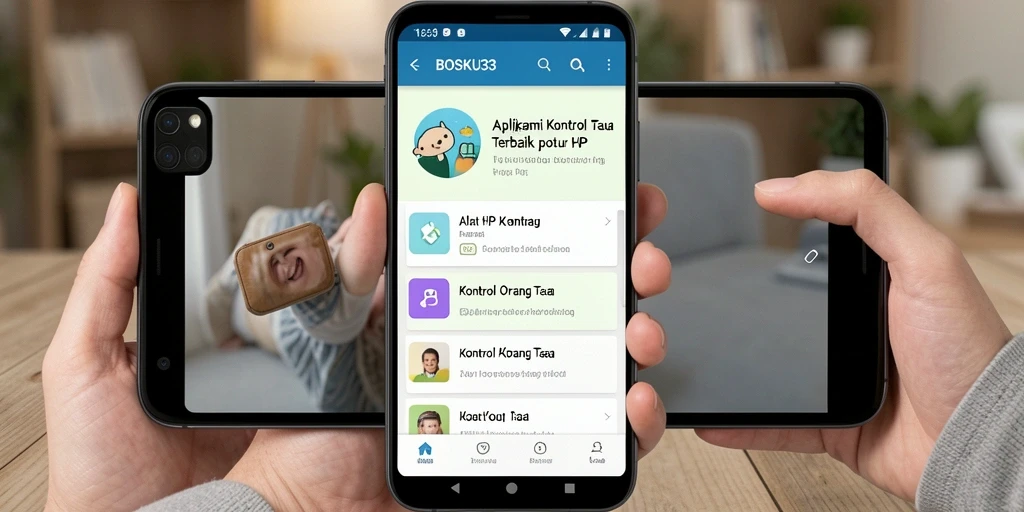 Antarmuka BOSKU33 menampilkan fitur kontrol orang tua yang intuitif.
