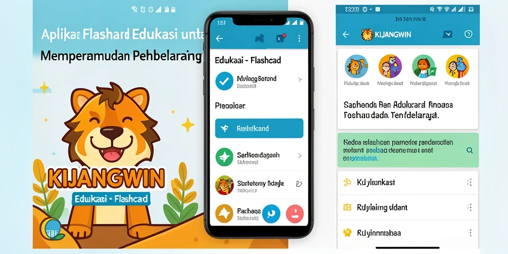 Tampilan antarmuka aplikasi KIJANGWIN yang menarik dan interaktif.