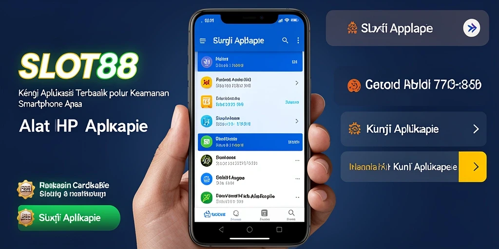 Tampilan antarmuka utama SLOT88 untuk penguncian aplikasi.